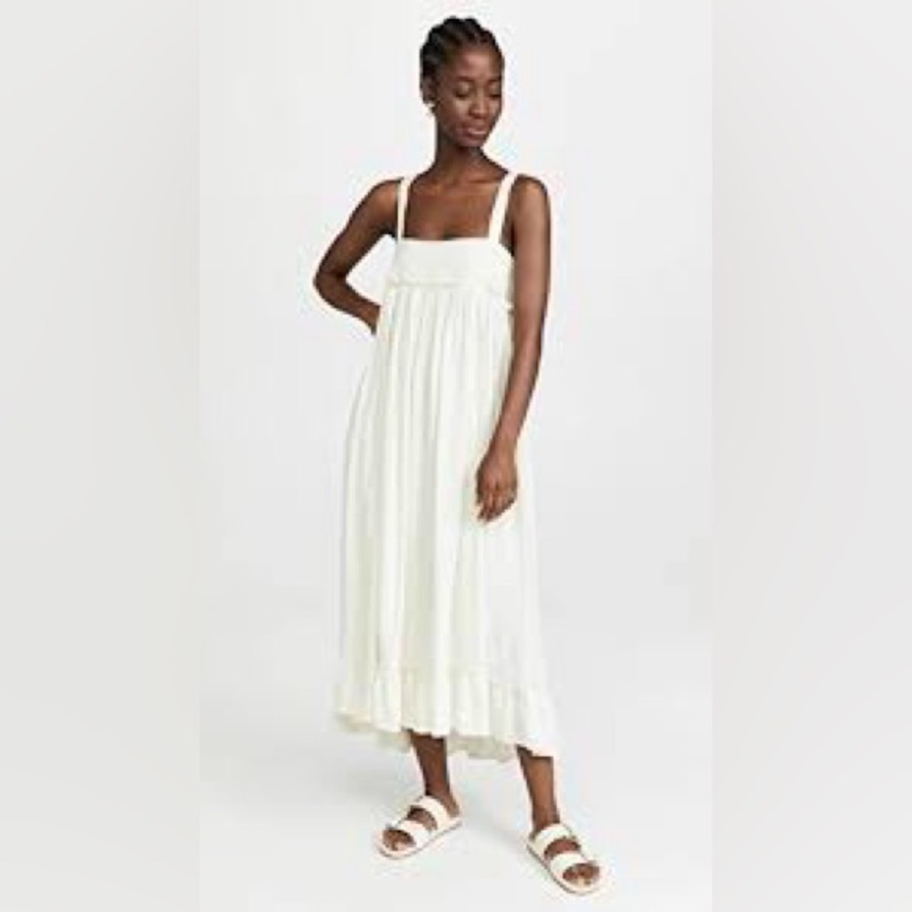 X REVOLVE Gretchen Pinafore Convertible Dress in Gardenia
FREE PEOPLE size XS